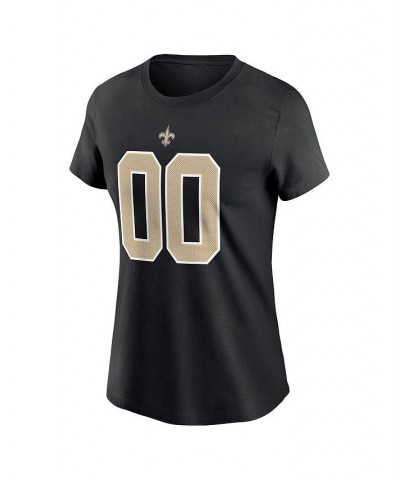 Women's Tyrann Mathieu Black New Orleans Saints Player Name & Number T-shirt Black $29.99 Tops