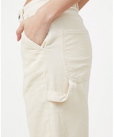 Women's Cord Carpenter Jeans Tan/Beige $41.59 Jeans