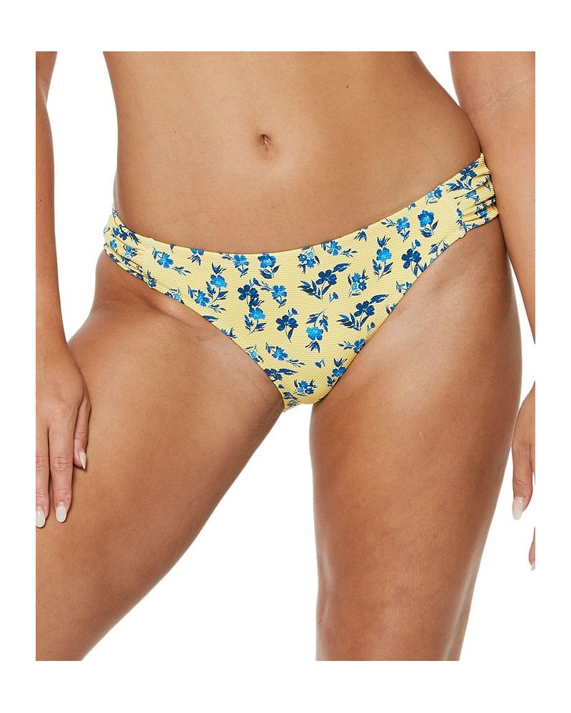 Floral Delight Side-Shirred Hipster Bikini Bottoms Sol $15.52 Swimsuits