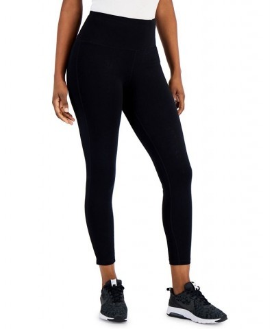 Women's Essentials 7/8 Leggings Regular & Petite Black $11.39 Pants