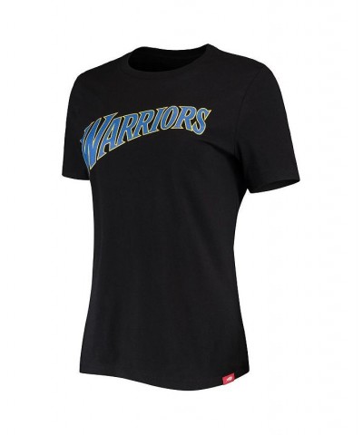 Women's Black Golden State Warriors Arcadia T-shirt Black $23.32 Tops