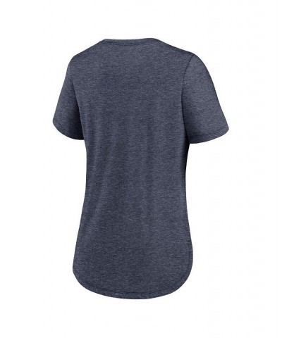 Women's Heather Navy Houston Astros Touch Tri-Blend T-shirt Heather Navy $26.54 Tops