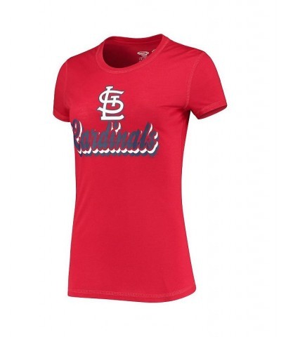 Women's Red St. Louis Cardinals Ethos T-shirt and Pants Set Red $21.20 Pajama