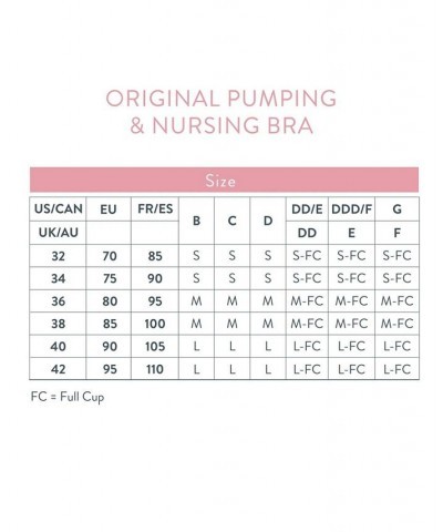 Women's Original Pumping and Nursing Bra Gray $18.36 Bras