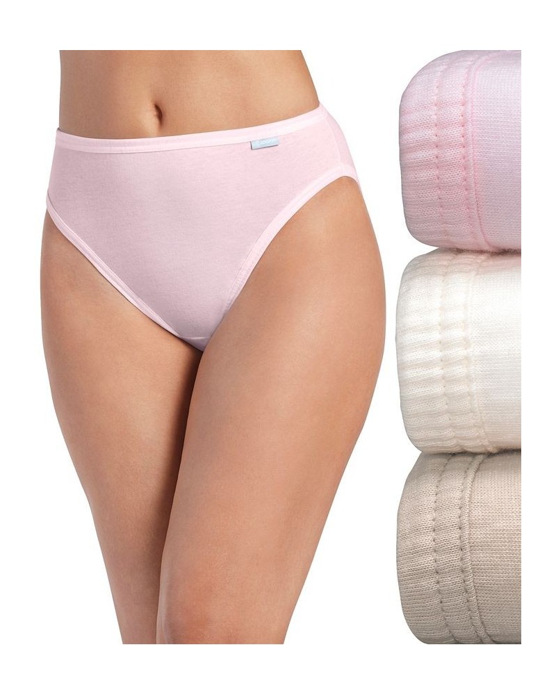 Elance French Cut 3 Pack Underwear 1485 1487 Extended Sizes Digital Lavender/dream Dot Aqua/floral Clouds Aqua $12.47 Panty