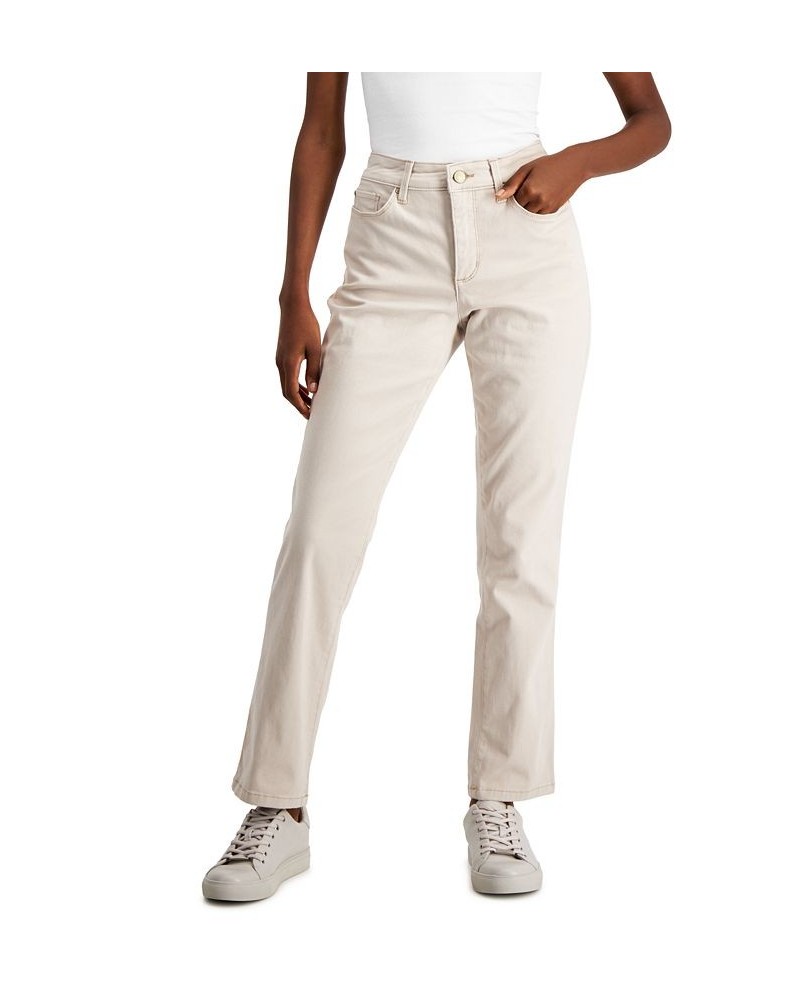 Petite Lexington Straight-Leg Jeans Bright White $14.74 Jeans