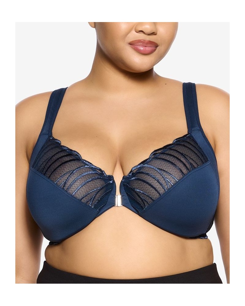 Paramour Women's Angie Minimizer Bra Blue $15.70 Bras