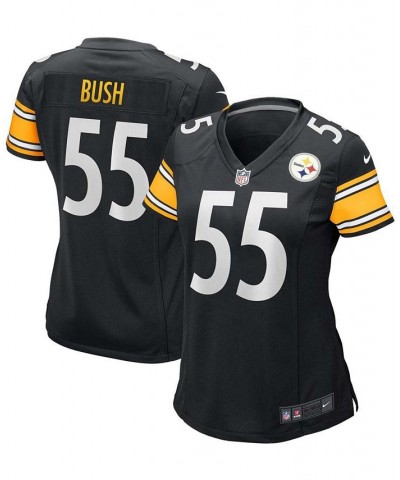 Women's Devin Bush Black Pittsburgh Steelers Game Player Jersey Black $44.80 Jersey