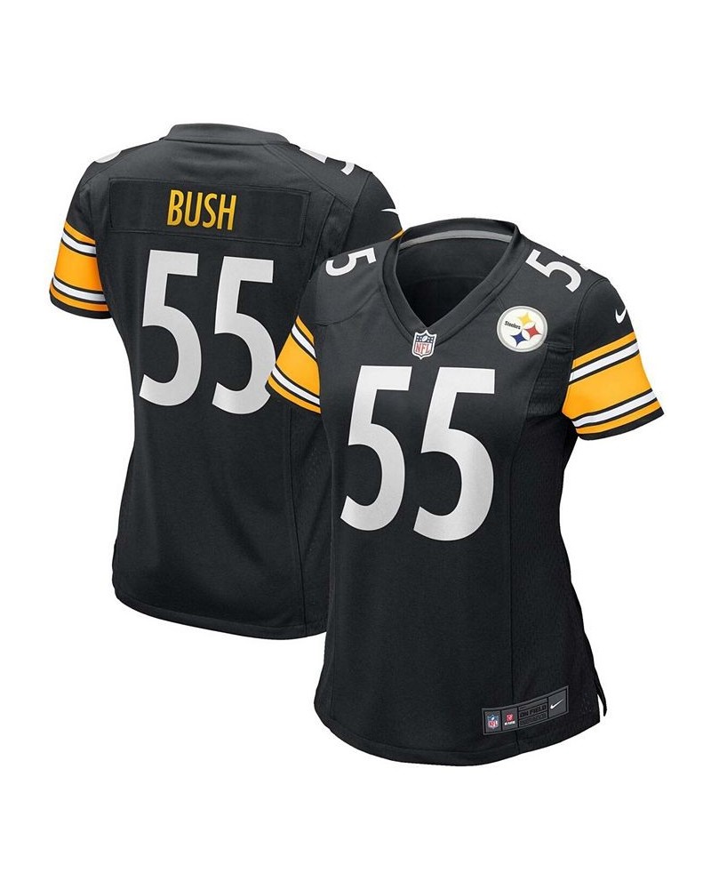 Women's Devin Bush Black Pittsburgh Steelers Game Player Jersey Black $44.80 Jersey