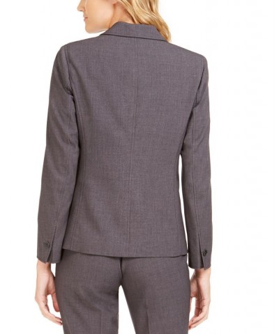 Single-Button Notched-Lapel Blazer Zinc/anne Black $49.17 Jackets