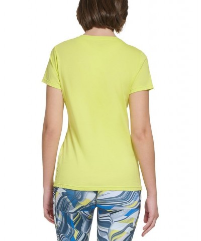 Women's Short-Sleeve Logo Tee Yellow $12.20 Tops