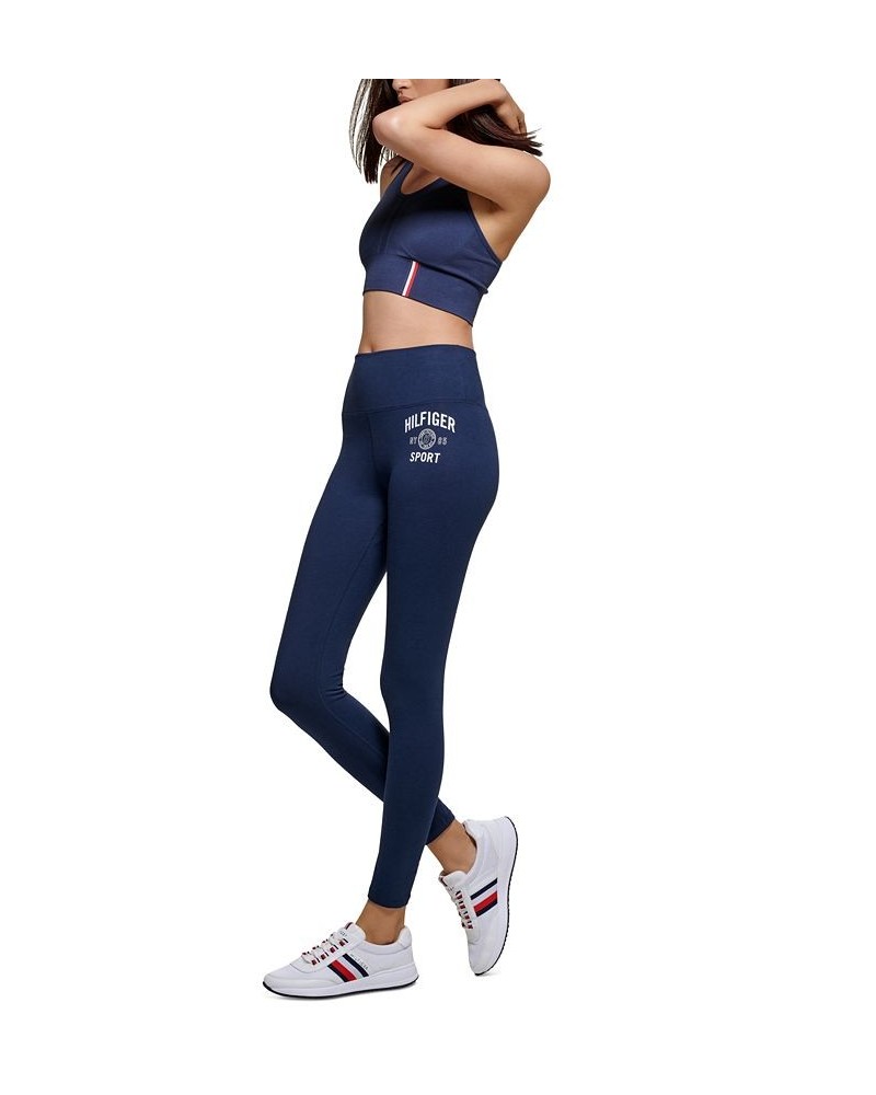 Women's Jersey Leggings Blue $17.38 Pants