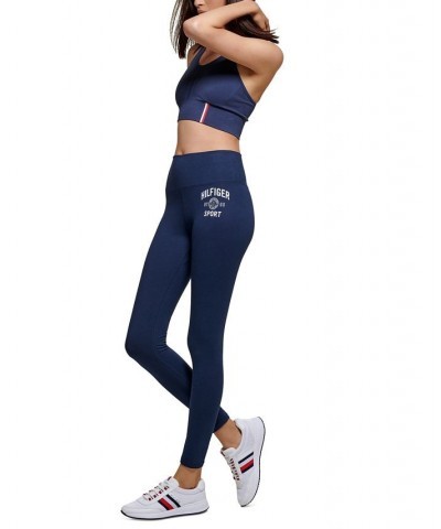 Women's Jersey Leggings Blue $17.38 Pants