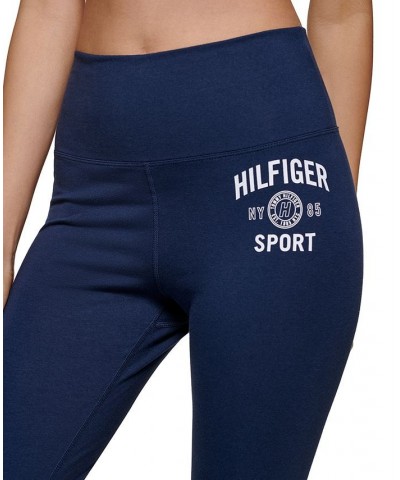 Women's Jersey Leggings Blue $17.38 Pants