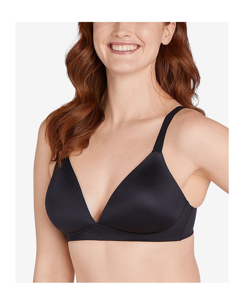 Comfort Revolution Soft Touch Perfect T-Shirt Wireless Bra DF3460 Black $15.80 Bras