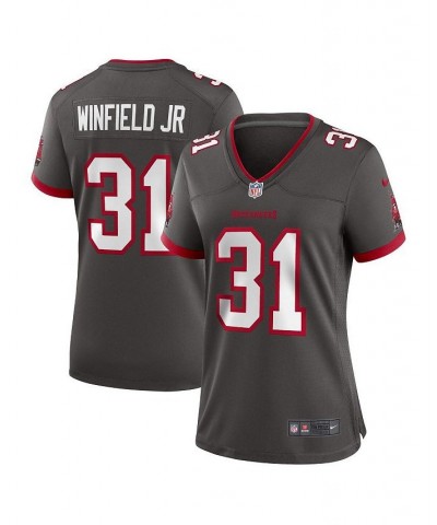 Women's Antoine Winfield Jr. Pewter Tampa Bay Buccaneers Game Jersey Pewter $44.80 Jersey