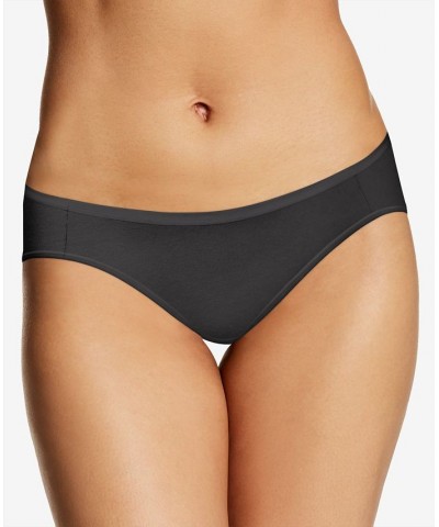 Women's Cotton Comfort Bikini Underwear Black $9.24 Panty
