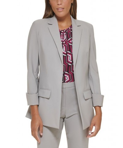 Petite Infinite Stretch Open-Front Blazer Ash $42.03 Jackets