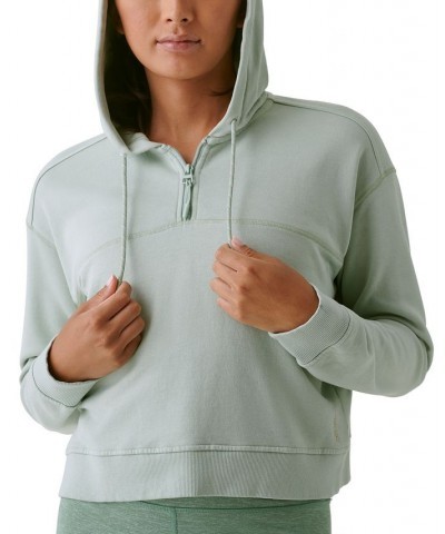 Women's Hibernate Half-Zip Hoodie Top Iceberg $12.22 Tops