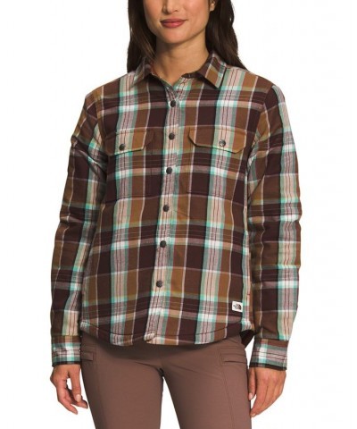 Women's Plaid Snap-Up Campfire Shirt Wild Ginger $40.46 Tops