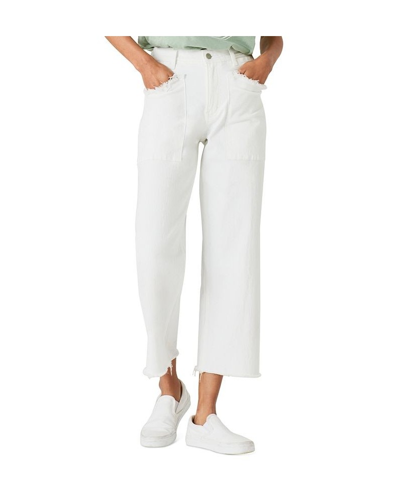 Women's Lucky Legend High-Rise Wide-Leg Jeans Bright White $77.91 Jeans