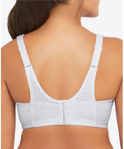 Women's Full Figure Plus Size Adjustable Wirefree Sports Bra White $21.91 Bras