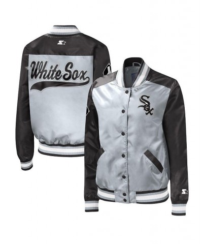 Women's Silver Chicago White Sox The Legend Full-Snap Jacket Silver $51.30 Jackets