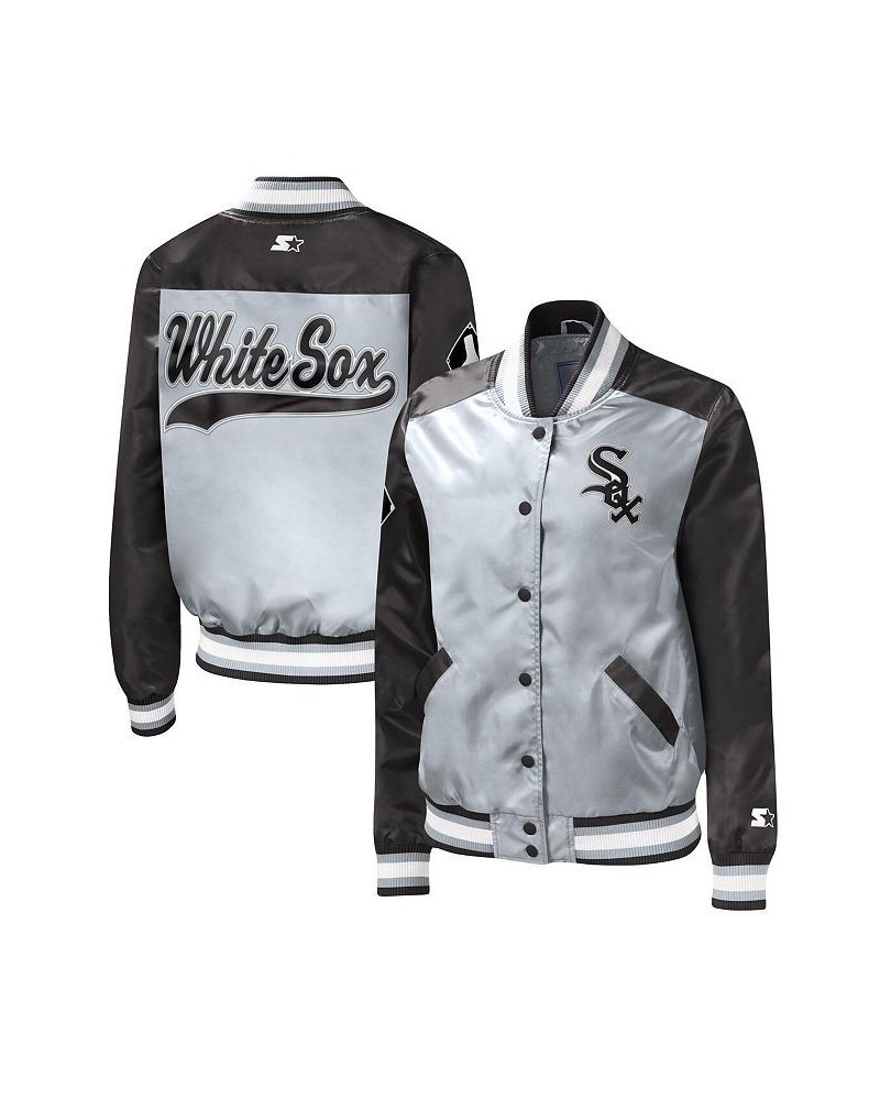 Women's Silver Chicago White Sox The Legend Full-Snap Jacket Silver $51.30 Jackets