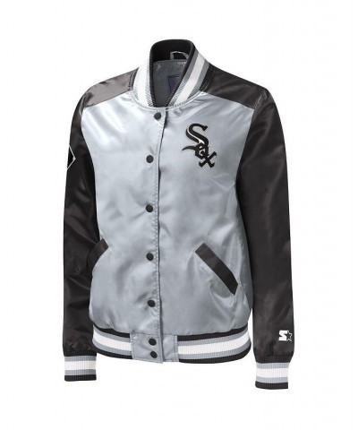 Women's Silver Chicago White Sox The Legend Full-Snap Jacket Silver $51.30 Jackets