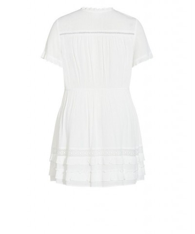 Trendy Plus Size Spirit Mini Dress Ivory $49.98 Dresses