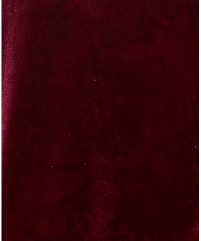 Juniors' Velvet V-Neck Ruffled A-Line Dress Wine $13.79 Dresses