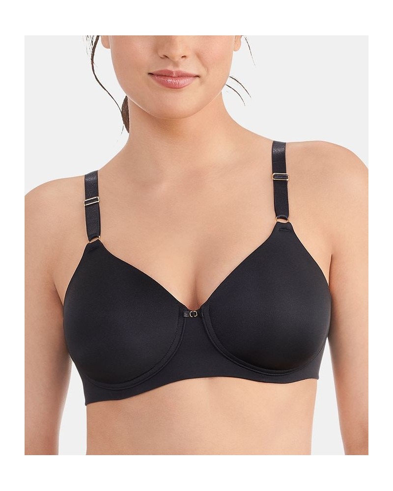 Beauty Back Full Coverage Wireless Bra 72345 Black $11.76 Bras