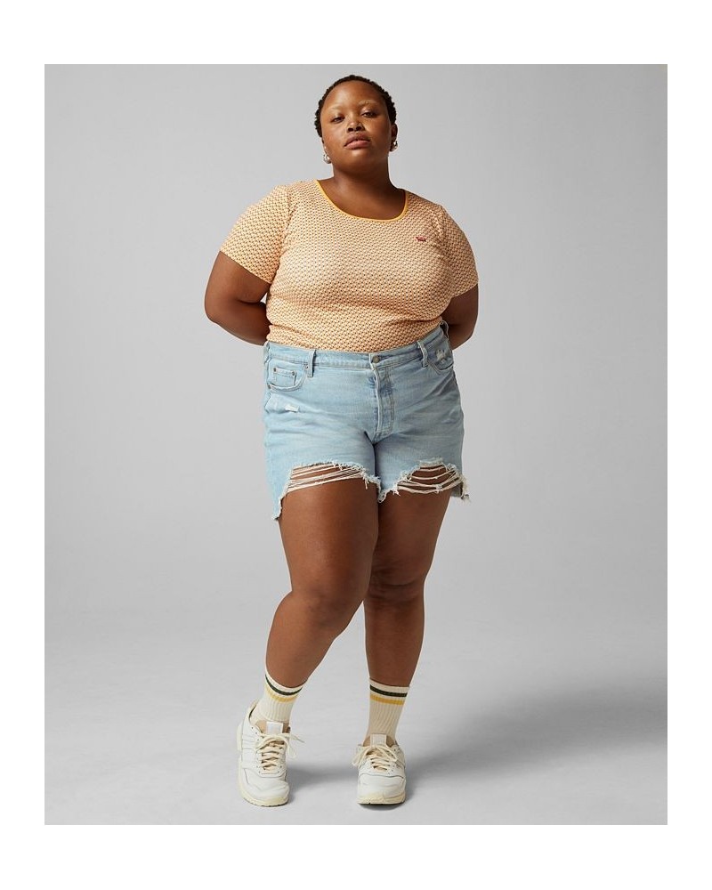 Trendy Plus Size 501 Denim Shorts Samba Oja $32.39 Shorts