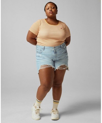 Trendy Plus Size 501 Denim Shorts Samba Oja $32.39 Shorts