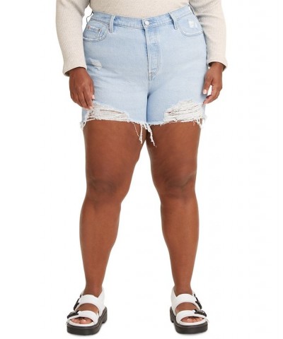 Trendy Plus Size 501 Denim Shorts Samba Oja $32.39 Shorts