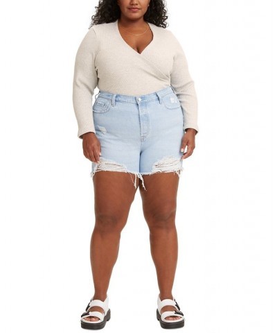 Trendy Plus Size 501 Denim Shorts Samba Oja $32.39 Shorts