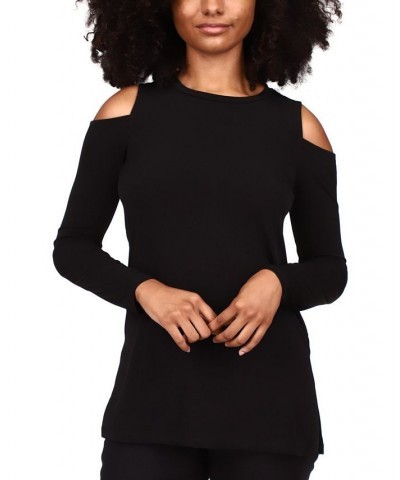 Cold-Shoulder Top Regular & Petite Black $28.45 Tops