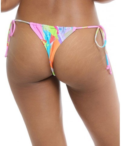 Women's Colorbox Kalea Printed Side-Tie Bikini Bottoms Multi $32.64 Swimsuits