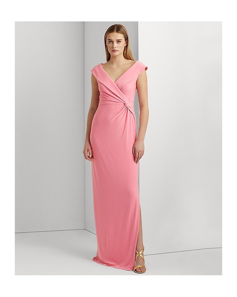 Women's Jersey Off-the-Shoulder Gown Poolside Rose $103.40 Dresses