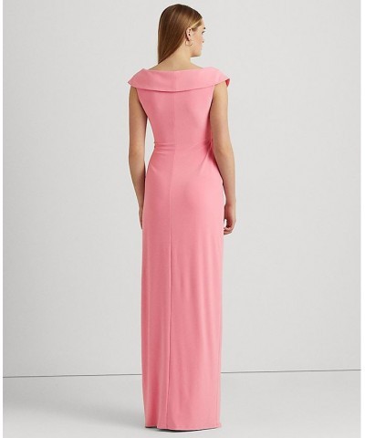 Women's Jersey Off-the-Shoulder Gown Poolside Rose $103.40 Dresses