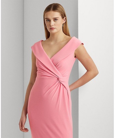 Women's Jersey Off-the-Shoulder Gown Poolside Rose $103.40 Dresses