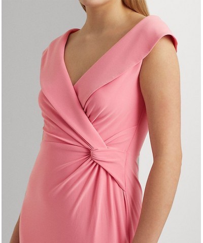 Women's Jersey Off-the-Shoulder Gown Poolside Rose $103.40 Dresses