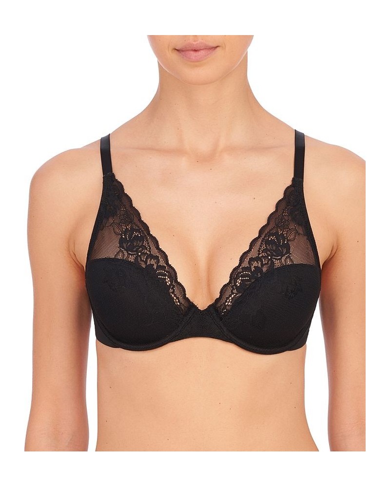 Women's Avail Full Figure Convertible Contour Underwire Bra 741258 Black $36.08 Bras