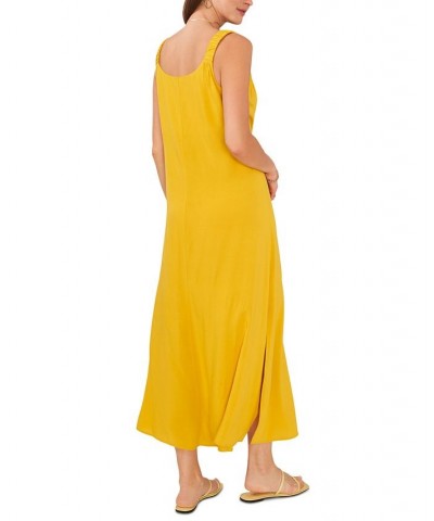 Women's Sleeveless Cover-Up Maxi Dress Tuscan Sun $36.57 Swimsuits