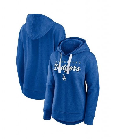 Women's Branded Heathered Royal Los Angeles Dodgers Set to Fly Pullover Hoodie Blue $38.99 Sweatshirts
