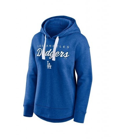 Women's Branded Heathered Royal Los Angeles Dodgers Set to Fly Pullover Hoodie Blue $38.99 Sweatshirts