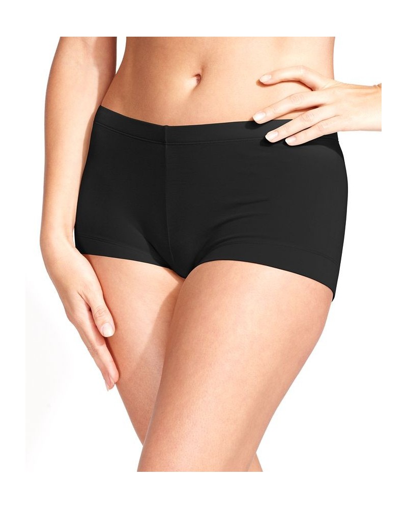 Dream Cotton Tailored Boyshort Underwear DM0002 Black $9.24 Panty