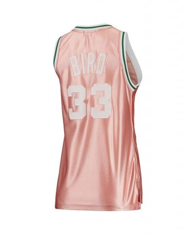 Women's Larry Bird Pink Boston Celtics 75th Anniversary Rose Gold 1985 Swingman Jersey Pink $72.15 Jersey