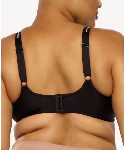 Plus Size Amaranth Cushioned Comfort Unlined Minimizer Underwire Bra Black $19.23 Bras