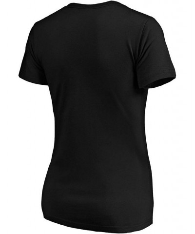 Women's Plus Size Black Las Vegas Raiders Hometown V-Neck T-shirt Black $18.24 Tops